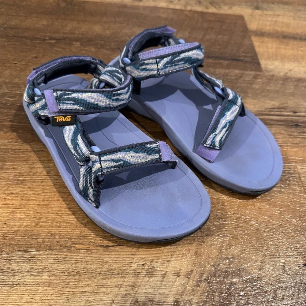 Teva Hurricane Kids Sport Sandals Waves Periwinkle US 1 Hiking Water Camping